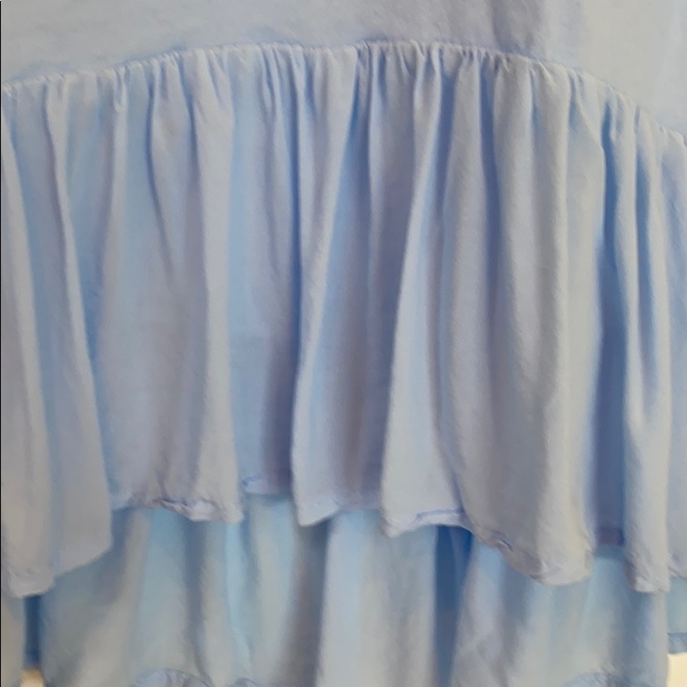 Splendid Ruffle Hem Top Size 7/8 - Picture 3 of 4